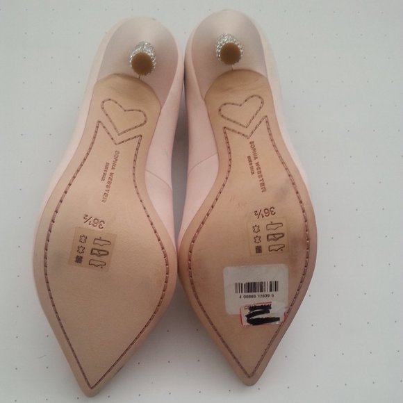 Sophia Webster Coco Crystal Embellished Satin Shoe - Picture 4 of 8